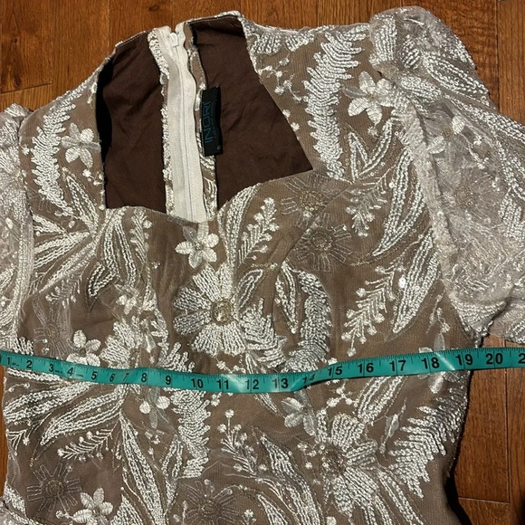 Vintage 80’s style Swiss Lace maxi skirt  and blouse Luxury set - Picture 8 of 17